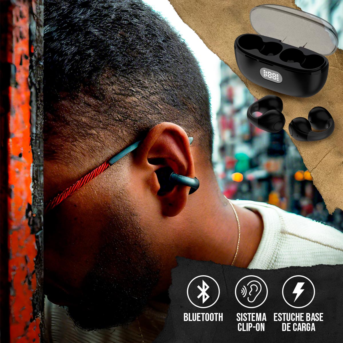 Miniatura 7 de Audífonos Inalámbricos Clip-On F50